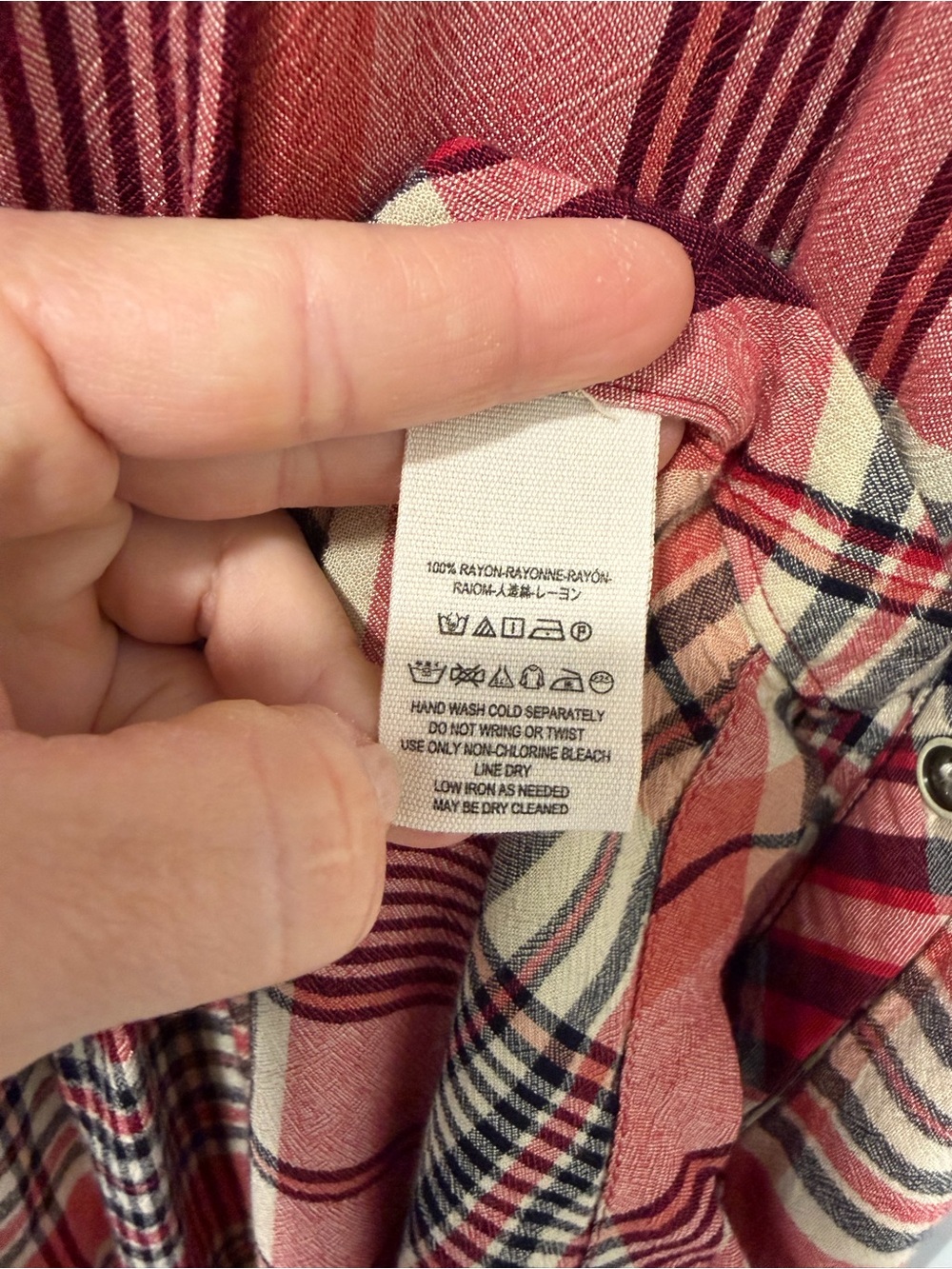 Free People Loralei Plaid Shirt Dress - Small - Picture 7 of 8